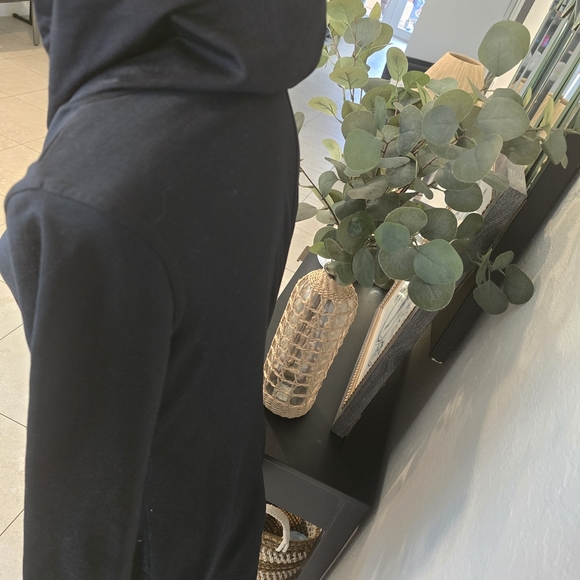 Fabletics Women's Black Yukon Hoodie Sweatshirt Mini Dress Size S - Picture 8 of 11